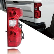 DURAFORCE Passenger Tail Light Incandesce Red Clear For Chevy Silverado 1500 2019-2021