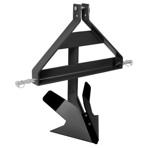 DURAFORCE For Category 1 3 Point Quick Hitch Tractors Plow Black Raw Middle Buster Steel