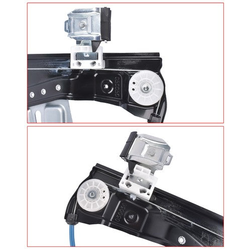 DURAFORCE Door Window Regulator w/o Motor Front Left & Right Side for Chevy Volt 2011-2015