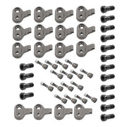 DURAFORCE Fits VERMEER SC252 SC362 SC292 Stump Grinder Teeth&Pockets Kit 16 Teeth 2'Bolts