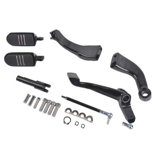 DURAFORCE Mid Control Kit FootPeg for 2004-2013 Harley Sportster Custom Low XL883 XL1200
