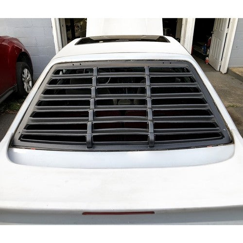 Black Rear Window Louver Sun Shade Cover for Ford Mustang Fastback 1979-1993