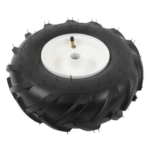 DURAFORCE 13x5.00-6" Rubber Tiller Tire & Wheel 1" Axle Size For Garden Tractor Tire 2Pack