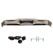 DURAFORCE Rear Bumper Chrome With Object Sensor Holes New For 2006-2008 Ford F150
