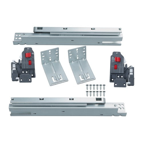 DURAFORCE 1 Pairs Undermount Drawer Slides 12 inch Undermount Soft Close Drawer Slides