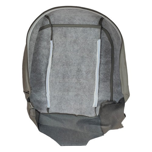 Front Driver Side Bottom Leather Seat Cover Gray for Hummer H2 2003 2007