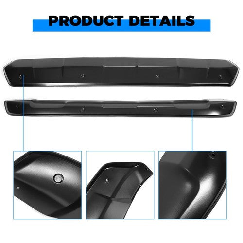 Front Rear Bumper Board Lower Valance Bar Guard for Toyota RAV4 2019 2023 2Pcs