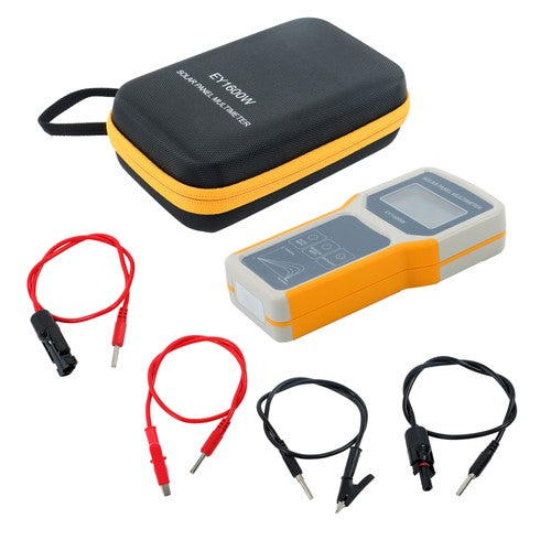 DURAFORCE 1600W Solar Panel Tester MPPT Photovoltaic Panel Multimeter Upgraded LCD Display