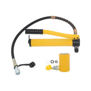 DURAFORCE 10T Mini Hydraulic Cylinder Jack Porta Power Ram 2" Stroke For Machinery