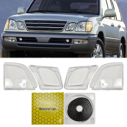 Front Headlight Clear Lens Housing Seal Glue for Lexus LX470 1998 2007