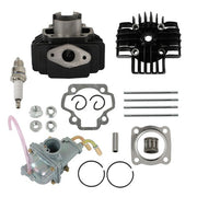 DURAFORCE Carburetor Cylinder Piston Ring Gasket Top End For Yamaha PW 50 PW50 1981-2009