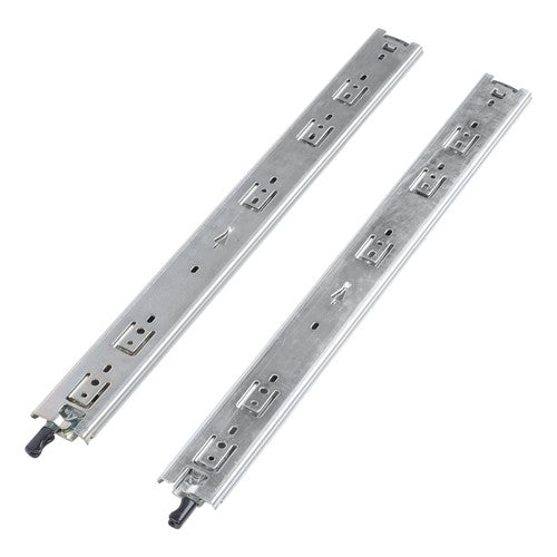 DURAFORCE 1 Pair of 22" Locking Drawer Slides Full Extension & Lock 150 lb Load Capacity