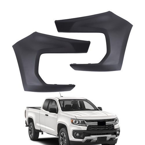 DURAFORCE Plastic Front Bumper End Cap For Chevrolet Colorado 2021-2022 Left & Right 2pcs