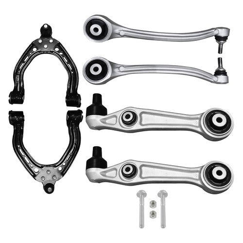 DURAFORCE 6pcs Front Lower & Upper Control Arm with Ball Joint for Tesla Model S 2012-2021