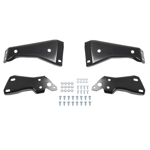 DURAFORCE For Chevy GMC C1500 K1500 88 00 Rear Bumper Inner Outer Bracket Mounting Set