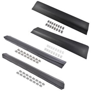 DURAFORCE 4Pcs Front Rear Lower LH & RH Door Trim Molding Black for Cadillac XT5 2017-2025