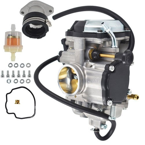 DURAFORCE Carburetor & Intake Manifold For Yamaha Bear Tracker 250 YFM250 USA