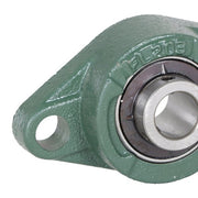 DURAFORCE 10PCS UCFL202-10 Pillow Block Flange Bearing 5/8" Bore 2 Bolt Solid Base