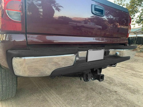 DURAFORCE For 99-07 Silverado/Sierra 2500 HD 3500 Rear Step Bumper w/ License Plate Lights