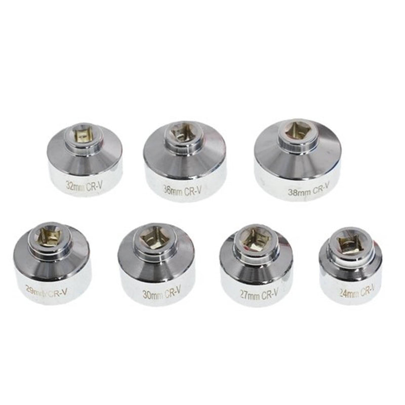 DURAFORCE Cartridge Housing Oil Filter Cap Wrench Socket Tool Set 24mm 30mm for Cadillac