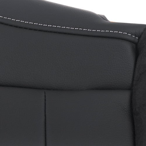 DURAFORCE Leather Black For Chevy Colorado Canyon 2015-2022 Driver Side Bottom Seat Cover