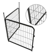 DURAFORCE 12 Panels 24x24 inch Dog Playpen Crate Fence Pet PlayPen Exercise Cage