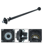 DURAFORCE For 7000lbs 7k TK Trailer Axle 8 lug-6.5" 89" HF 74" Spring Center New