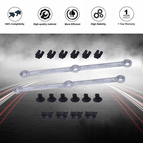 DURAFORCE New OM642 Intake Swirl Flap Repair Runner Connecting Rod Set For Mercedes