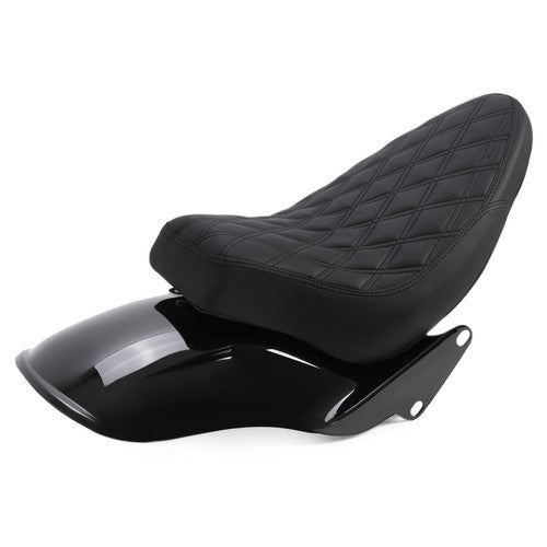 Short Rear Fender Black Seat For Harley Davidson Softail 06 17 200mm Tire