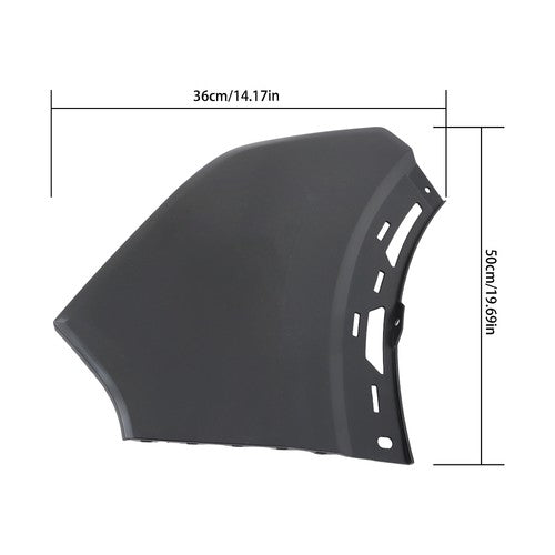 DURAFORCE Fit For Nissan Kicks 2025 New RH Black Front Bumper Corner Wrap Passenger Side