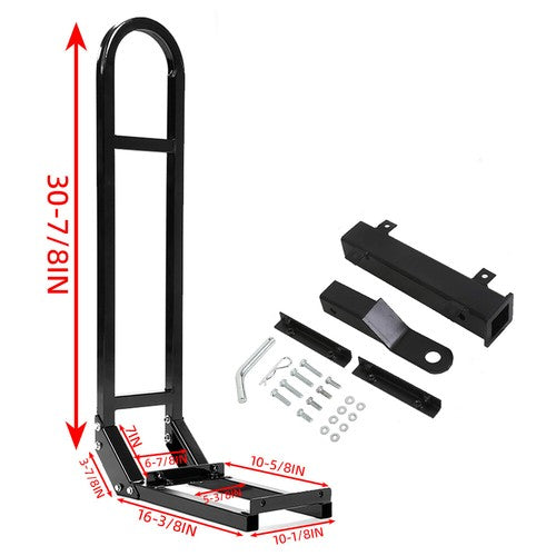 DURAFORCE Golf Cart Rear Seat Safety Grab Bar With Trailer Hitch for EZGO Club Car Yamaha