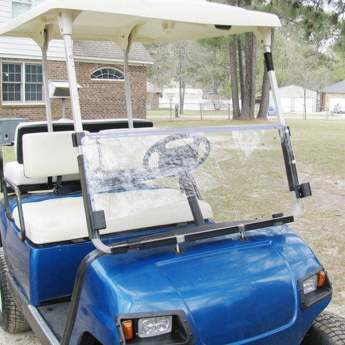 DURAFORCE For Yamaha G22 2003-2006 Foldable Clear Golf Cart Windshield PC Windscreen