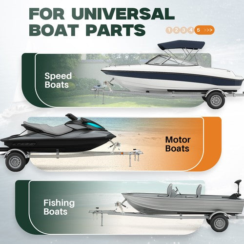 DURAFORCE For Boat Trailer parts Galvanized Winch Stand W/1400lbs Winch Roller and Strap