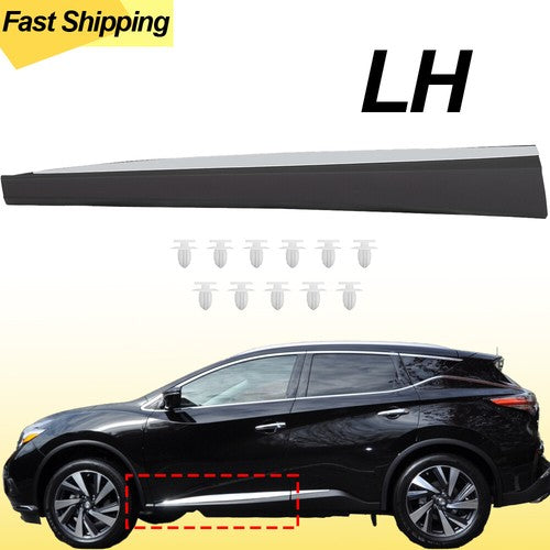 For Nissan Murano 2015-2020 Left Front Door Trim Molding Driver Side W/Chrome