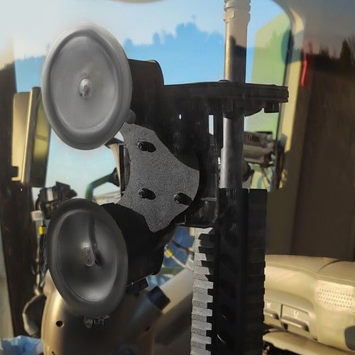 DURAFORCE Adjustable Gun Rack Holder For Truck UTV Suction Cup Mount For Windshield