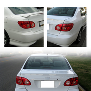 DURAFORCE 4PCS Rear Tail Lights Lamp Clear & Red Lens For 2003 04 2005-2008 Toyota Corolla