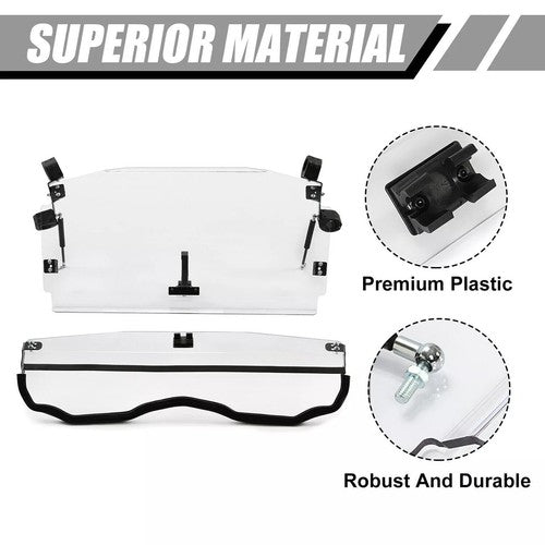 Front Flip Windshield Scratch Resistant for CFMOTO ZForce 800 500 1000 Model