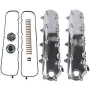 DURAFORCE Polished Engine Valve Covers for Chevy Small Block LT GEN V 5.3 6.2 LT4 L83 L86