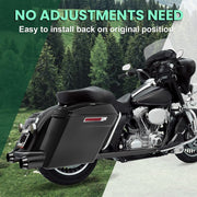DURAFORCE 5" Stretched Hard Saddlebags For Harley Electra Road Street Glide Dyna 1993-2013