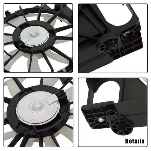 DURAFORCE 621-557 Radiator Cooling Fan for Toyota RAV4 2013-2019 2 5L L4 GAS 1 Set