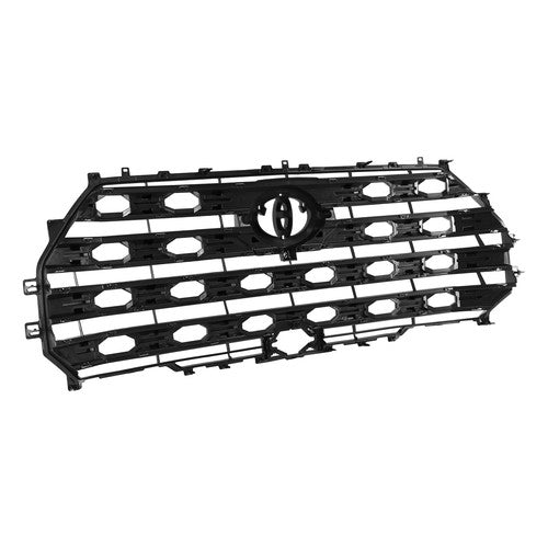 DURAFORCE Front Bumper Grill Electroplated Black for Toyota Tundra Platinum 2022-2024