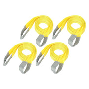 DURAFORCE 4Pack 10ft × 2in Lift Sling Straps Heavy Duty Lifting Slings Web Sling 14000lbs