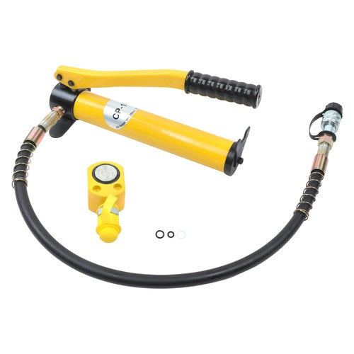 DURAFORCE 5 Ton Hydraulic Jack Power Ram Kit and CP-180 Manual Hydraulic Hand Pump