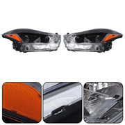 DURAFORCE Headlights Headlamps Clear Lens For Nissan Kicks SR 2018 2019 2020 LH+RH Side