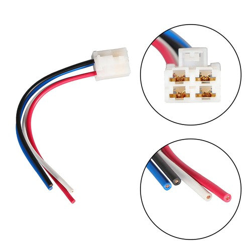 DURAFORCE Fit for Yamaha YFZ450 New Starter Solenoid Relay Wiring Harness 2004-2009 ATV