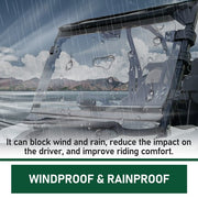 DURAFORCE For 14-18 Polaris RZR 900/ XP 1000/ XP 4 1000 Scratch Resistant Flip Windshield
