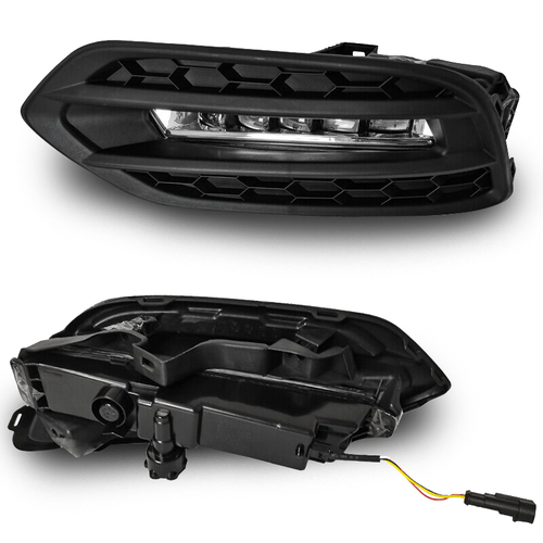 DURAFORCE Pair Front LED Fog Lights Lamps DRL For 2019 2020-2022 Honda HR-V HRV LH & RH