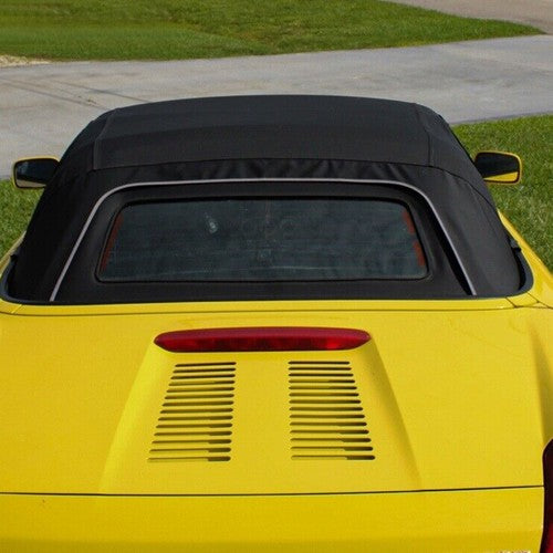 DURAFORCE Fit Toyota Mr2 Spyder 00-07 Convertible Sailcloth Soft Top & Heated Glass Black
