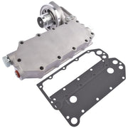 DURAFORCE Oil Cooler Cover Filter Head for Cummins 6CT ISC QSC 8.3 ISL QSL 3974325 3974324