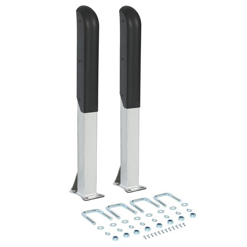 Pair of Zinc Plated Pontoon Boat Trailer Guide On for 2 Inch Trailer Frames